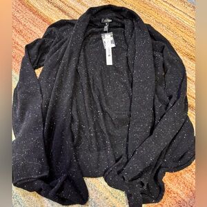 Aqua Black Cashmere Sweater